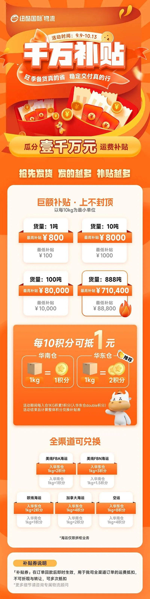 亞馬遜fba貨代真的??！千萬級運費補貼，旺季備貨真的省，紐酷國際物流穩定交付真的行！	